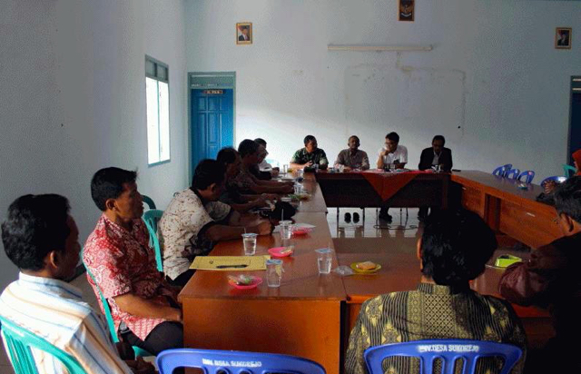 Rapat koordinasi keluhan warga karena PLTU Pacitan. Foto: Kecamatan Sudimoro