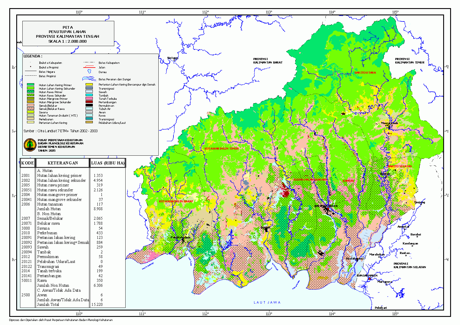 Titik Api Mulai Terlihat di Kalimantan Tengah  Mongabay.co.id