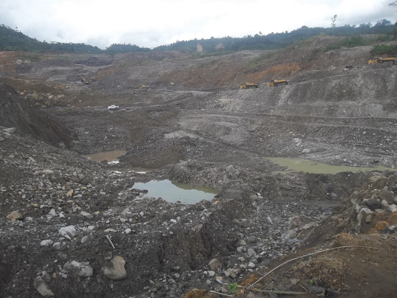An open-pit coal mine in Indonesia's Bengkulu province. Photo: Taufik Wijaya