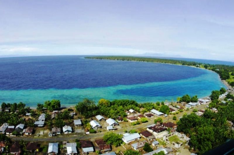 Pulau Morotai di Provinsi Maluku Utara dikenal sebagai Hidden Paradise of East Indonesia karena keindahan panorama dan alam bawah lautnya. Foto : pulaumorotaikab.go.id