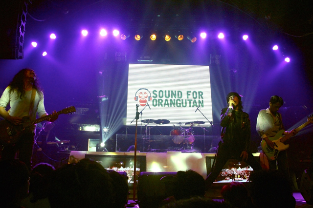  Band Fstvlst ikut berpartisipasi di konser Sound for Orangutan. Foto: Tommy Apriando