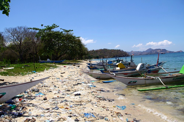 Lokasi Pantai Pede di Labuan Bajo yang akan diprivatisasi oleh perusahaan milik Setya Novanto. Foto: Tommy Apriando