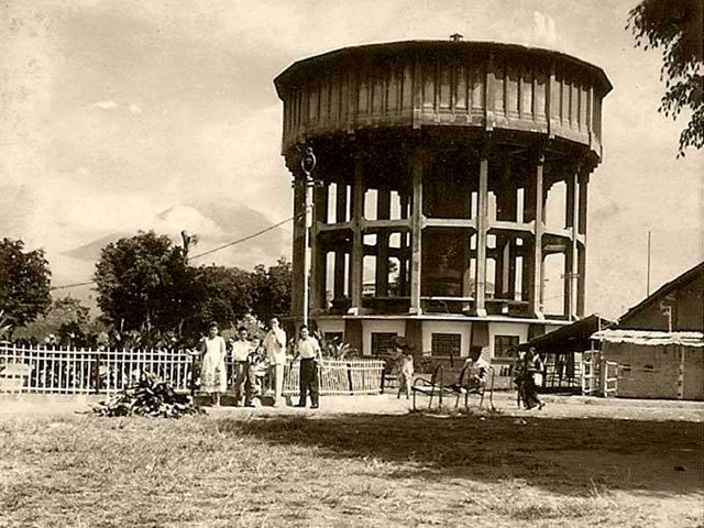 Watertoren. Foto awal-awal berdiri menara air Magelang: Foto: koleksi Bagus Priyana