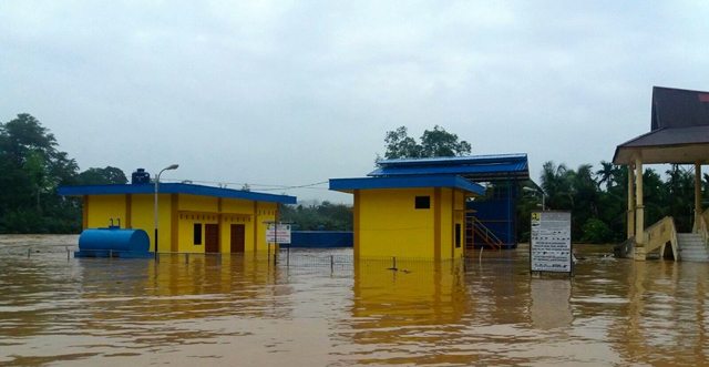 Banjir di Rokan Hulu, Riau. Foto: BNPB