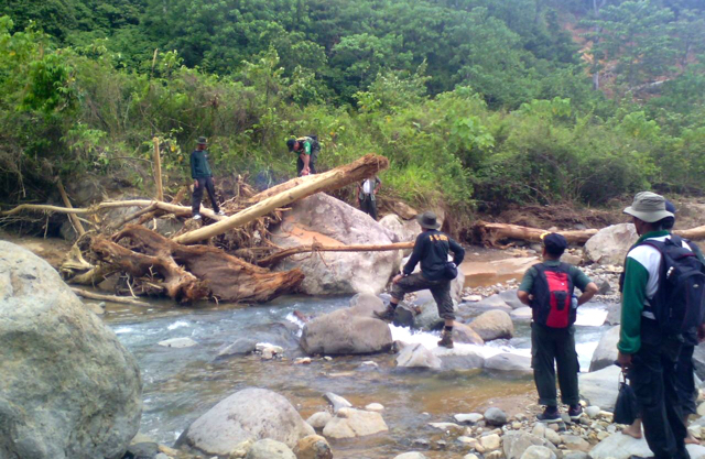 Hutan di hulu Sungai Batang Kandis rusak. Foto: Dinas Pertanian Peternakan Perkebunan dan Kehutanan Padang