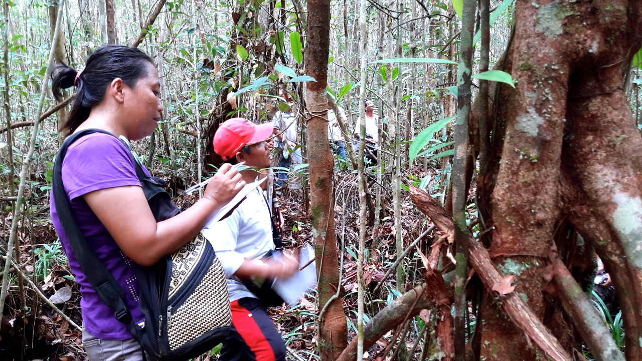 Proses verifikasi Hutan Desa Bawan. Foto: Indra Nugraha