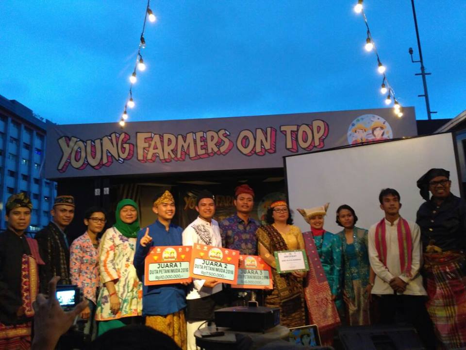 Mereka yang terpilih sebagai Duta Petani Muda Indonesia 2016. Kredit foto: Duta Petani Muda Indonesia