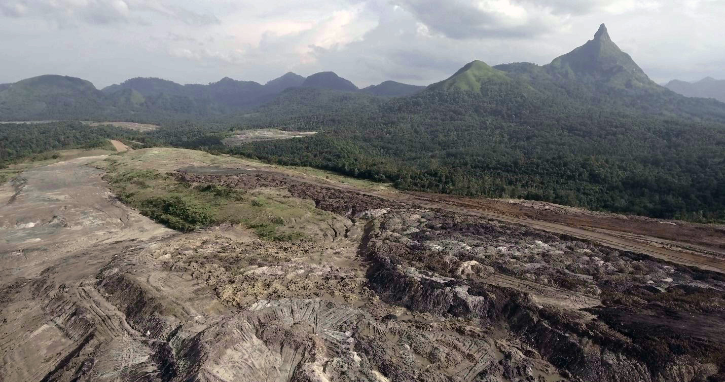 Kawasan hutan di sekitar Bukit Serelo, Kabupaten Lahat, Sumsel, dulunya merupakan koridor gajah. Kini menjadi wilayah eksplorasi batubara. Foto: David Herman-INFIS