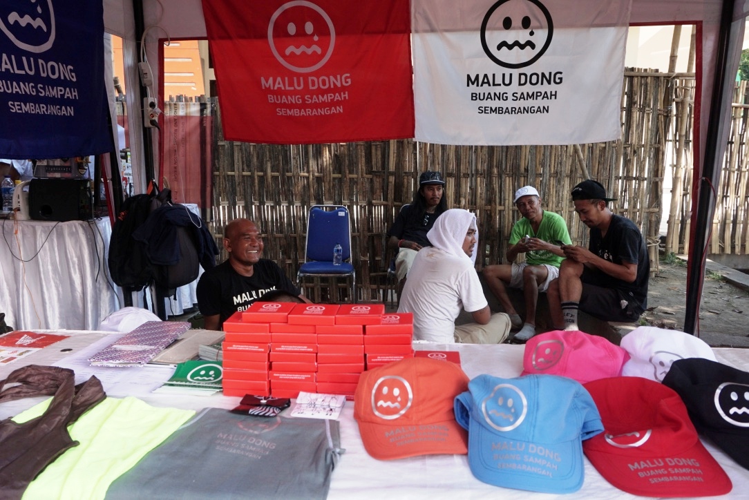 Komunitas Malu Dong rajin mengikut even untuk ambil bagian di kebersihan | Foto: Anton Muhajir