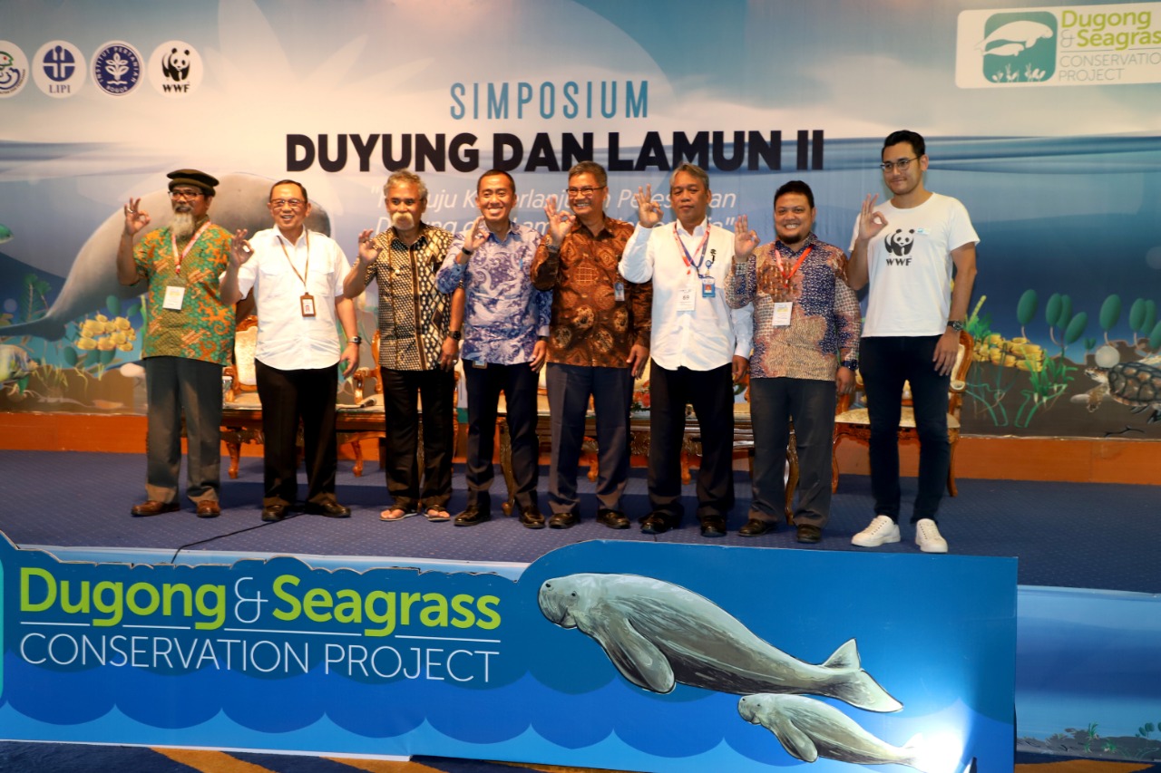 LIPI, WWF-Indonesia dan IPB, bekerjasama dalam lembaga bernama DSCP bersama KKP melakukan konservasi duyung dan padang lamun | Foto: Humas KKP/Mongabay Indonesia