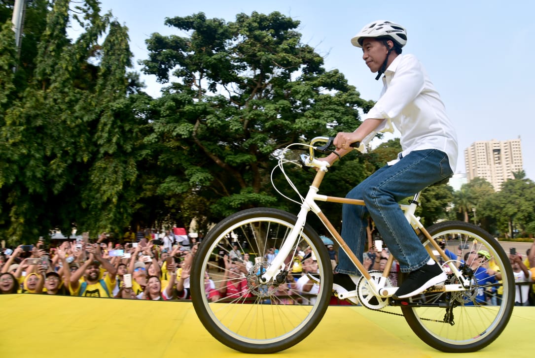 Cerita Sepeda Bambu Yang Dikayuh Jokowi Mongabaycoid