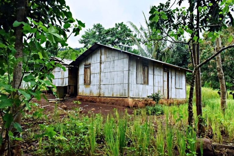 Rumah warga Dusun Tuabao, Desa Tuabao, Kecamatan Waiblama, Kabupaten Sikka yang berada di dalam kawasan HKm Hutan Lindung Egon Ilimedo Tapal Batas 84 | Foto: Ebed de Rosary/Mongabay Indonesia.