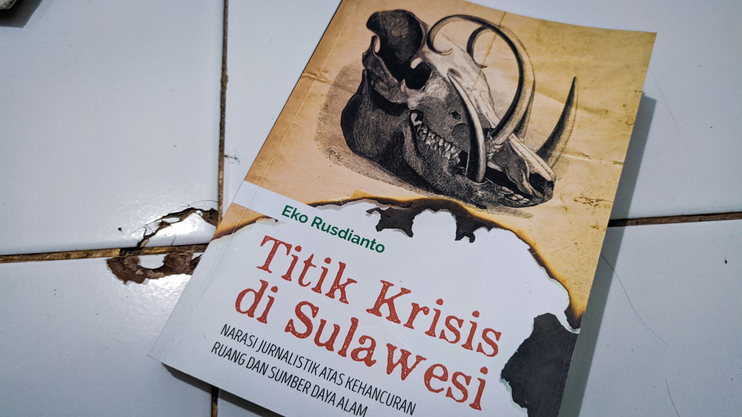 Buku Titik Krisis di Sulawesi karya Eko Rusdianto. Foto: Agus Mawan/ Mongabay Indonesia