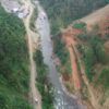 Pembangunan jalan untuk Bendungan lau Simeme, di kawasan hutan produksi. Foto: KPUPR