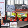 Aksi KNPA di depan DPR Jakarta, menola RUU Cipta Kerja, dan mendesak reforma afraria sejati. Foto: KPA