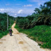 Jalan menuju Baribi. Foto: Agus Mawan/ Mongabay Indonesia