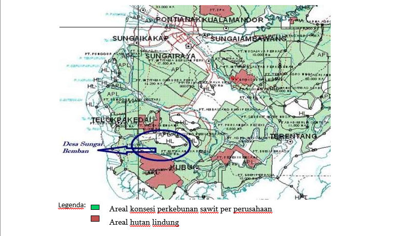 Peta Sungai Bemban