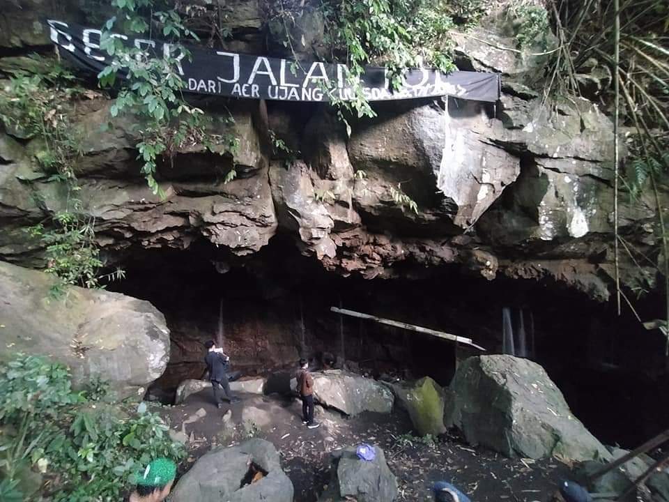 Salah satu mata air di Aerujang. Foto: Aliansi Mata Air Aerujung