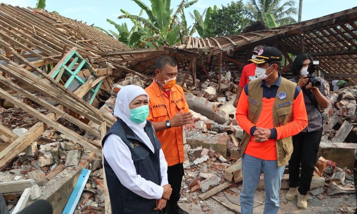 Kerusakan rumah dampak siklon Seroja di NTT. Foto: BNPB