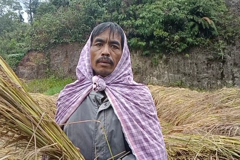 Natal Simanjuntak, Ketua Komunitas Adat Natumingka Foto: Ayat S Karokaro/ Mongabay Indonesia