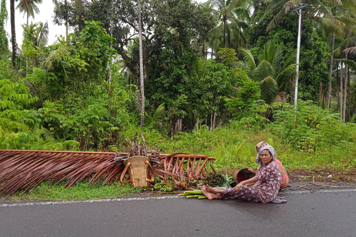 Perempuan adat di Halmahera Tengah, dengan ruang hidup makin terhimpit tambang dan kawasan industri nikel. Foto: M Ichi/ Mongabay Indonesia