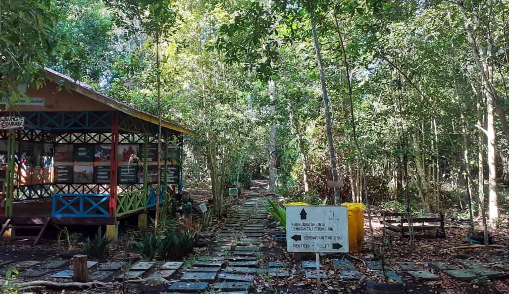 Sadikin membuat Arboretum Gambut Marsawa, dengan keinginan memulihkan lingkungan agar udara sehat. Foto: Suryadi/ Mongabay Indonesia