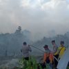 Kebakaran hutan dan lahan di Riau, sudah meluas ke seluruh kabupaten kota. Rokah Hilir, salah satu yang alami karhutla cukup luas. Foto: BPBD Rokan Hilir