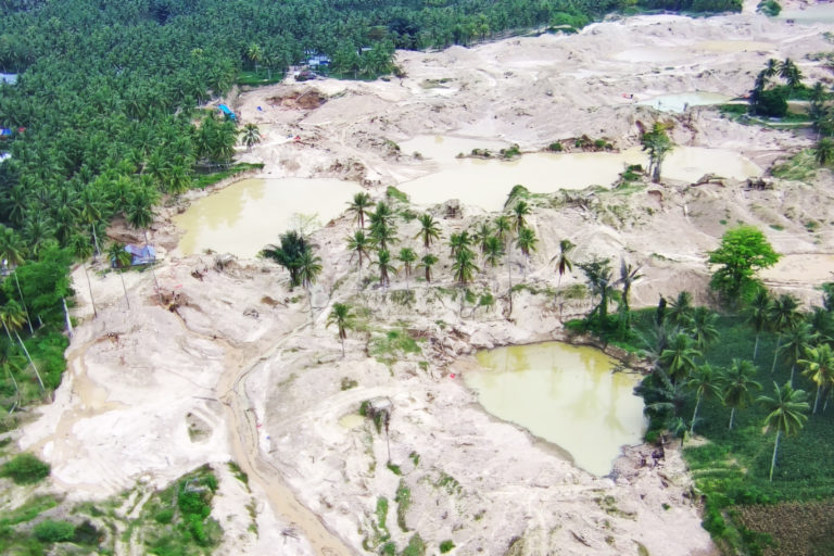 Nasib Cagar Alam Panua, terbabat tambang emas ilegal. Foto: Sarjan Lahay. Mongabay Indonesia