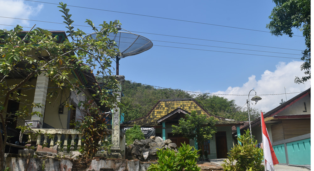 Pemukiman warga di Desa Jendi, Wonogiri. Desa ini akan jadi lahan tambang emas oleh perusajhaan yang telah melakukan eksplorasi. Foto: A. Asnawi/ Mongabay Indonesia