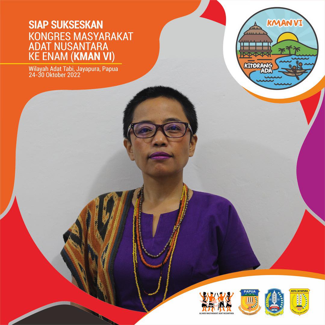 Rukka Sombolinggi, Sekjen AMAN saat ini yang juga akan ikut pemilihan Sekjen AMAN 2022-2027. Foto: Facebook Rukka Sombolinggi