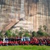 BKSDA Sumbar berencana bikin landmark bertuliskan "TWA Lembah Harau" di Tebing Harau. Niatan ini mendapat kritik dari netizen. Foto: Vinolia/ MOngabay Indonesia