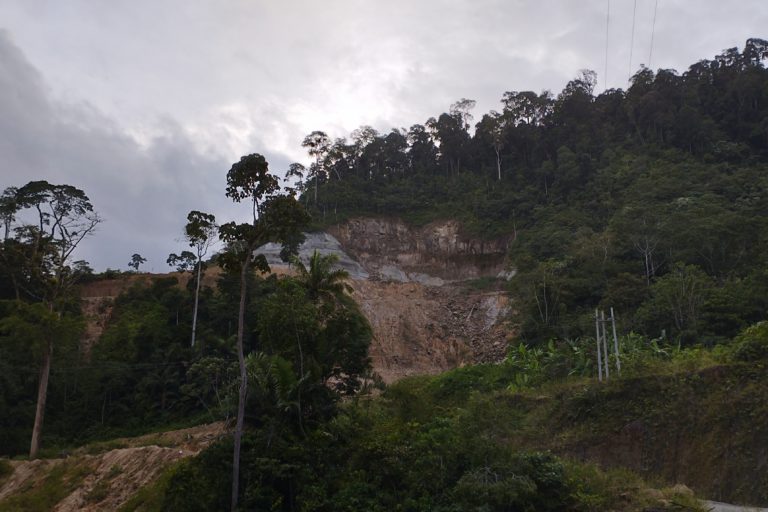 Lokasi proyek PLTA BAtang Toru di Marancaer. Foto: Tonggo Simangungsong