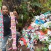 Sampah-sampah kemasan plastik di Ambon, Maluku. Foto: Ecoton